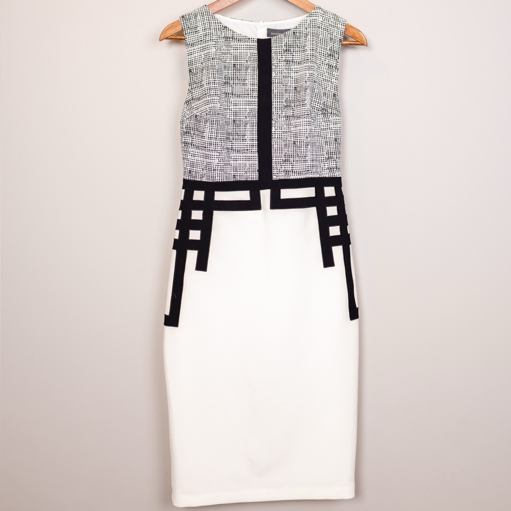 Sandro Ferrone Geometric Sheath Dress